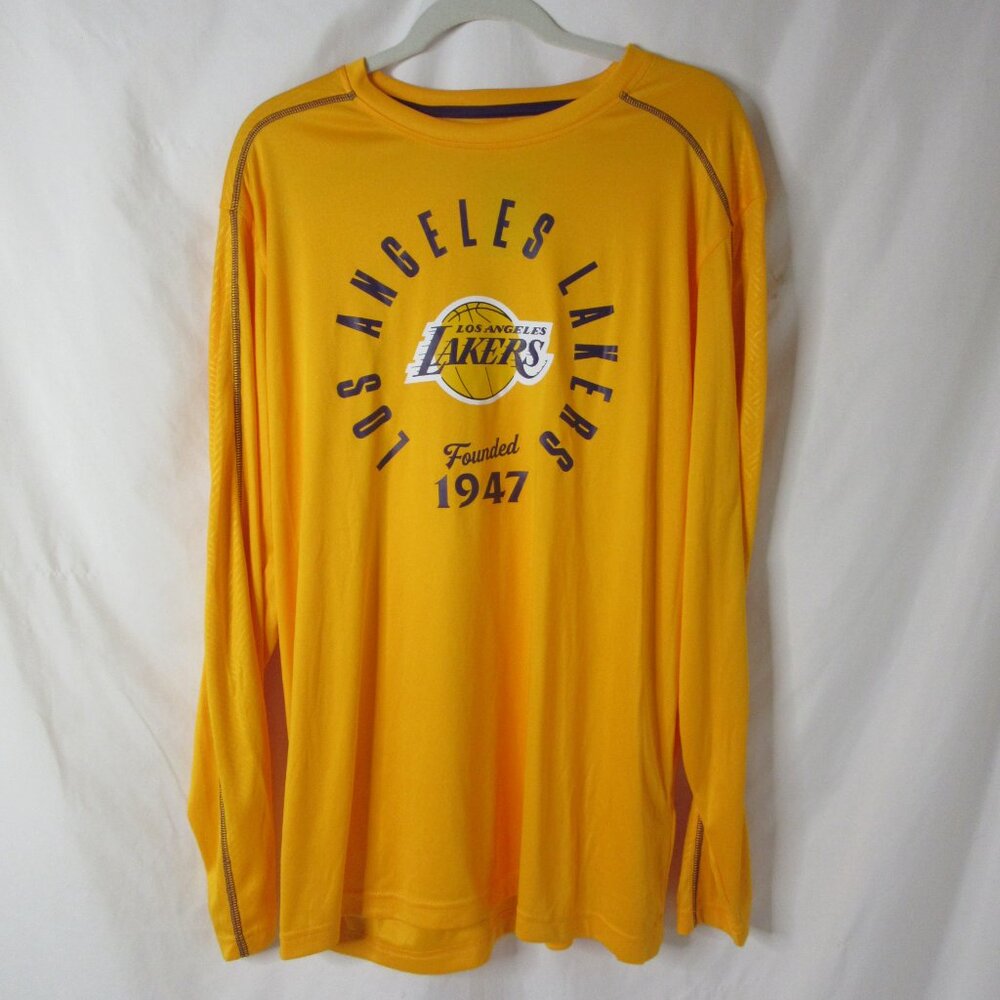 L.A. Lakers Long Sleeve T Shirt NBA Official Team Apparel Adult Mens Size XL NWT